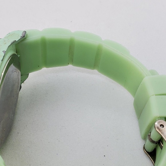 40MM Women's Watch Light Green Dial Light Green Plastic Bands New Battery - Picture 11 of 13